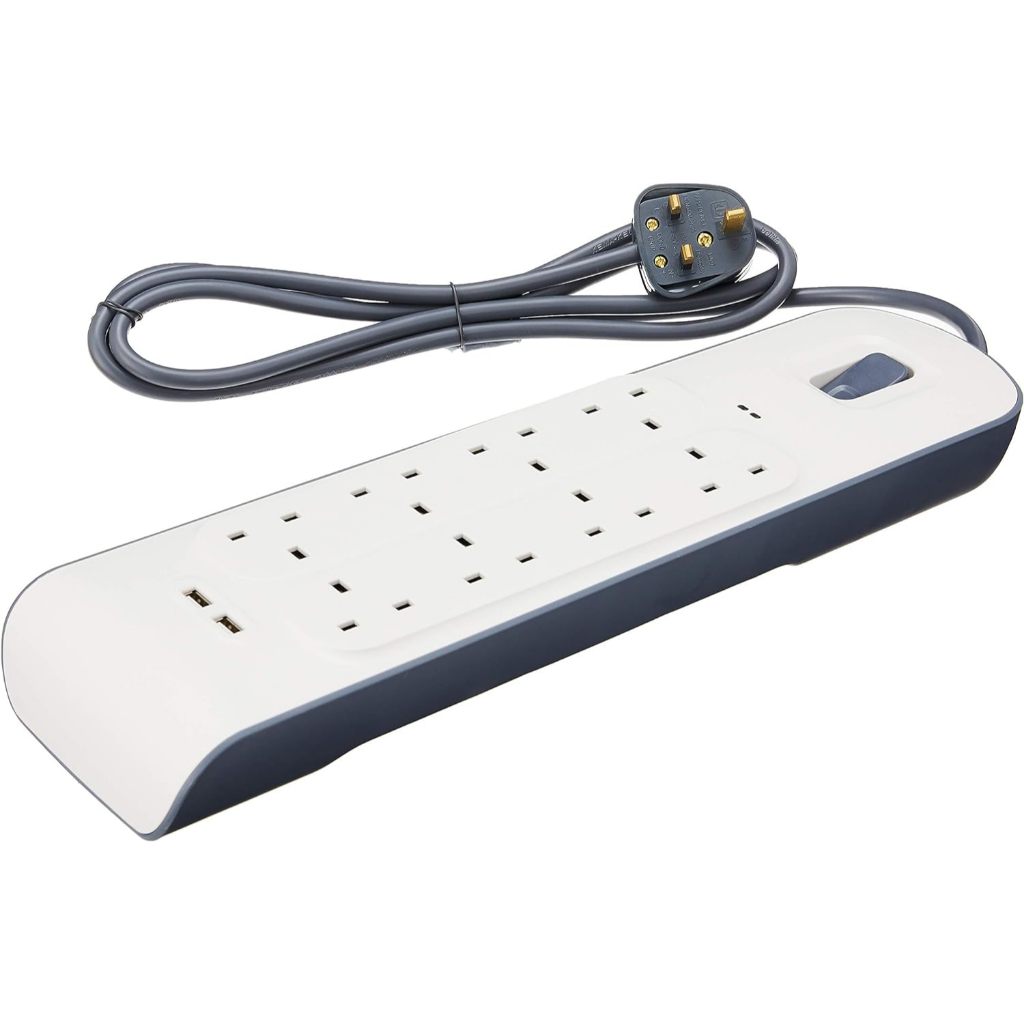 BELKIN 2,4 Amp USB Charging 8-outlet Surge Protection Strip - BSV804SA2M - 745883651061