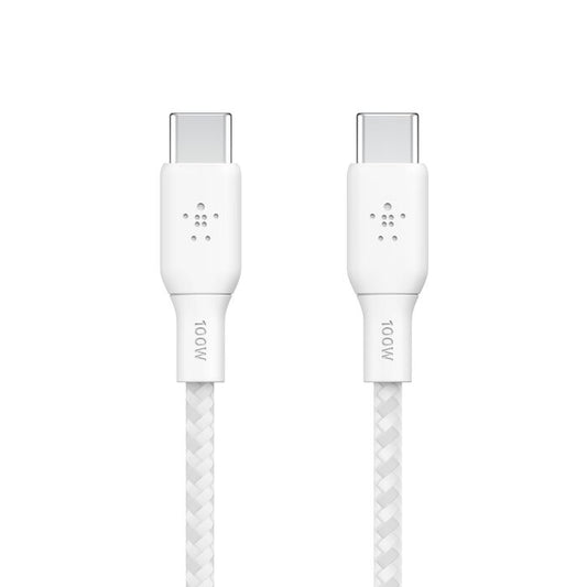 Belkin CAB014bt3MWH BoostCharge USB-C to USB-C Cable 100W - 745883842124