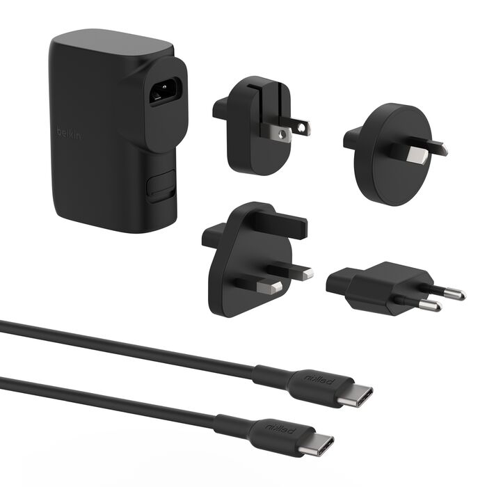 Belkin BPZ003bt1MBK-B6 BoostCharge Hybrid Wall Charger 25W + Power Bank 5K + Travel Adapter Kit - 745883864973