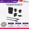 Belkin BPZ003bt1MBK-B6 BoostCharge Hybrid Wall Charger 25W + Power Bank 5K + Travel Adapter Kit - 745883864973