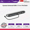 Belkin INC014btSGY Connect Universal USB-C 11-in-1 Pro Dock - 745883856992