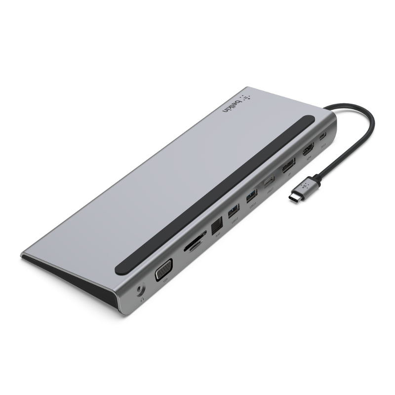 Belkin Connect USB-C 11-in-1 Multiport Dock - INC004BTSGY - 745883819843