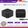 Belkin Connect USB-C 6-in-1 Core GaN Dock 130W - INC018VFBK - 745883866335