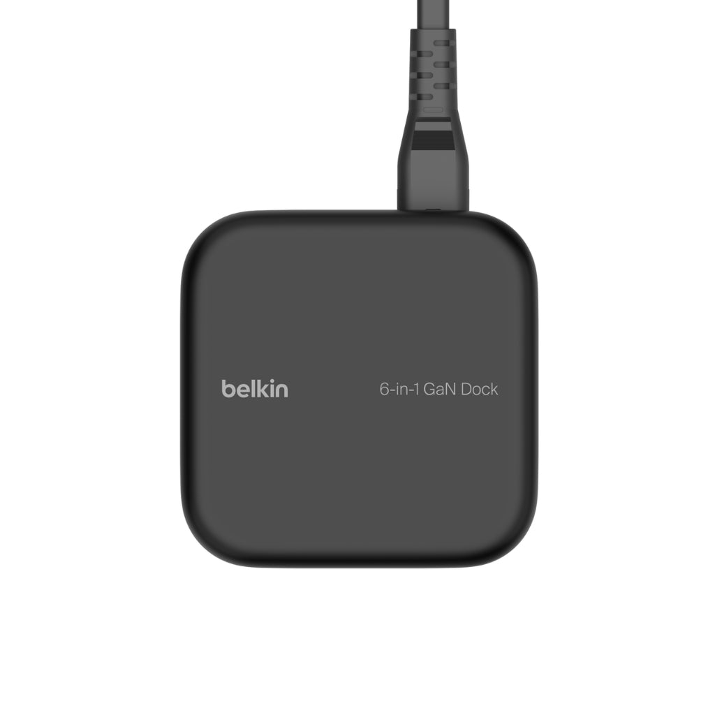 Belkin Connect USB-C 6-in-1 Core GaN Dock 130W - INC018VFBK - 745883866335