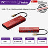 BELKIN Connect USB-C 7-in-1 Multiport Hub Adapter (Marvel Collection) Ironman AVC009QCBG-DY - 745883867530