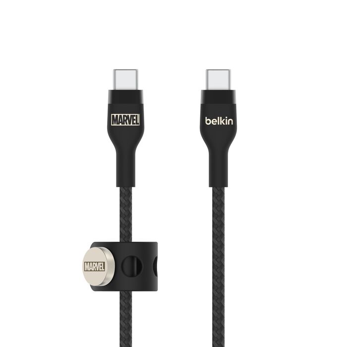 Belkin CAB011qc2MSG-DY BoostCharge Pro Flex Silicone USB-C to USB-C Cable (Marvel Collection) - 745883867721