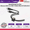 Belkin CAB011qc2MSG-DY BoostCharge Pro Flex Silicone USB-C to USB-C Cable (Marvel Collection) - 745883867721