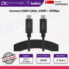 Belkin INZ004bt2MBK Connect USB4 Cable, 240W + 20Gbps - 745883879892