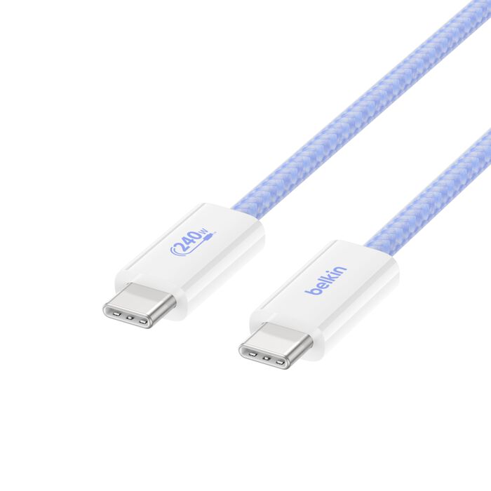 Belkin BoostCharge USB-C to USB-C Cable 240W - 1.5M (Black / Blue / Green / Pink / White)