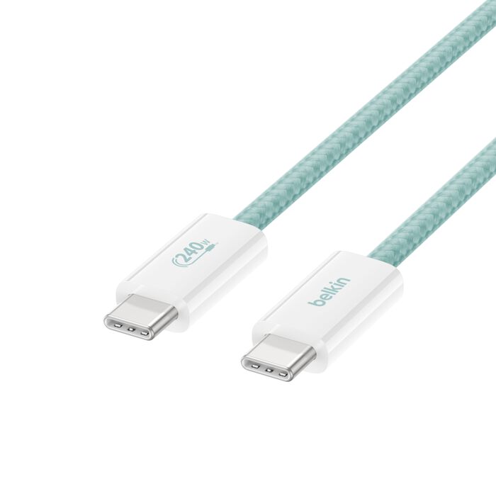 Belkin BoostCharge USB-C to USB-C Cable 240W - 1.5M (Black / Blue / Green / Pink / White)