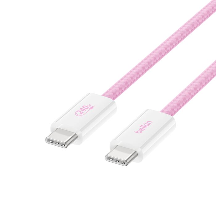 Belkin BoostCharge USB-C to USB-C Cable 240W - 1.5M (Black / Blue / Green / Pink / White)