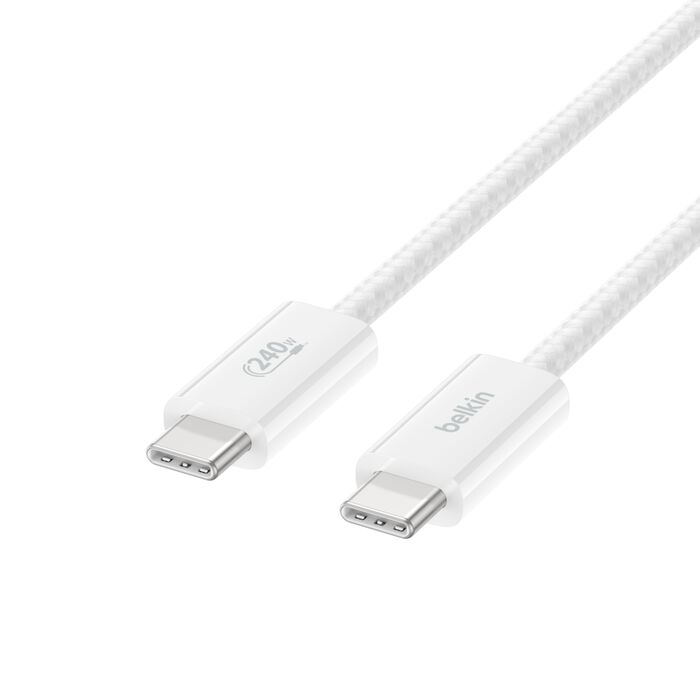 Belkin BoostCharge USB-C to USB-C Cable 240W - 1.5M (Black / Blue / Green / Pink / White)