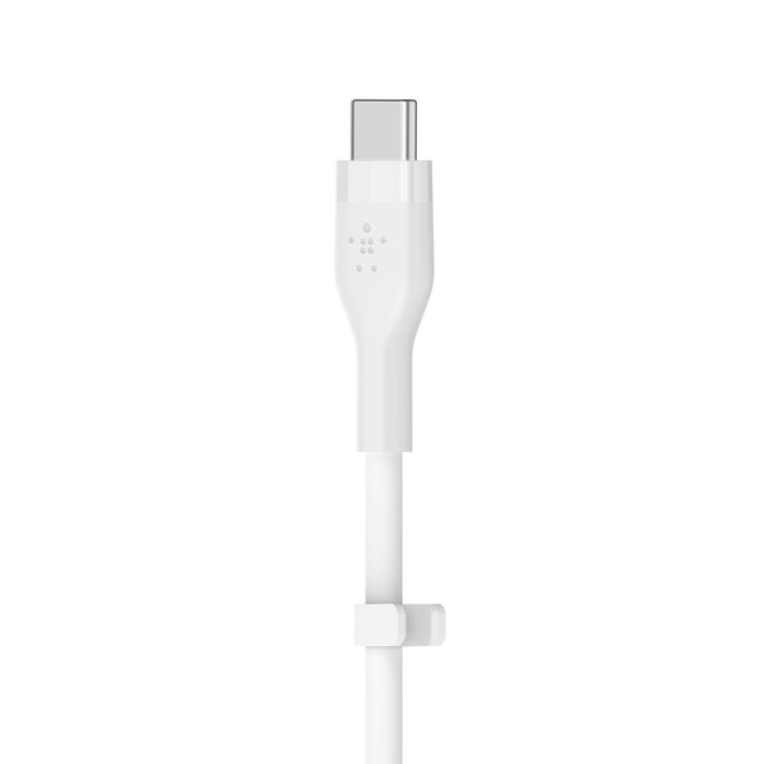 Belkin BoostCharge Flex USB-C Cable with Lightning Connector - (Black / Blue / White)