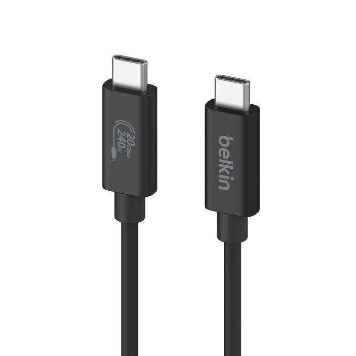 Belkin INZ004bt2MBK Connect USB4 Cable, 240W + 20Gbps - 745883879892