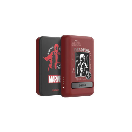 BELKIN 5K MAGNETIC WI PWR BANK+KICKSTAND DEADPOOL - 745883893010