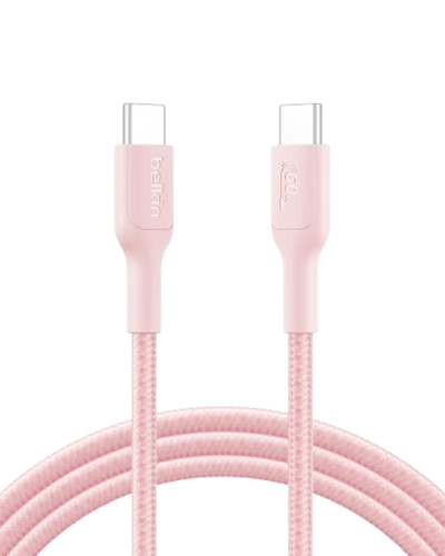 Belkin BoostCharge Pro Braided USB-C to USB-C Cable 60W - 2M - 745883915644