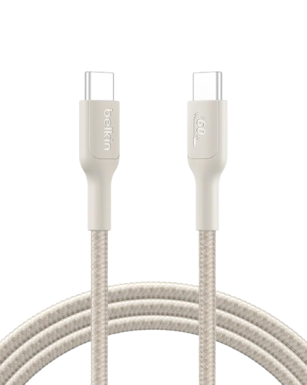 Belkin BoostCharge Pro Braided USB-C to USB-C Cable 60W - 2M - 745883915651
