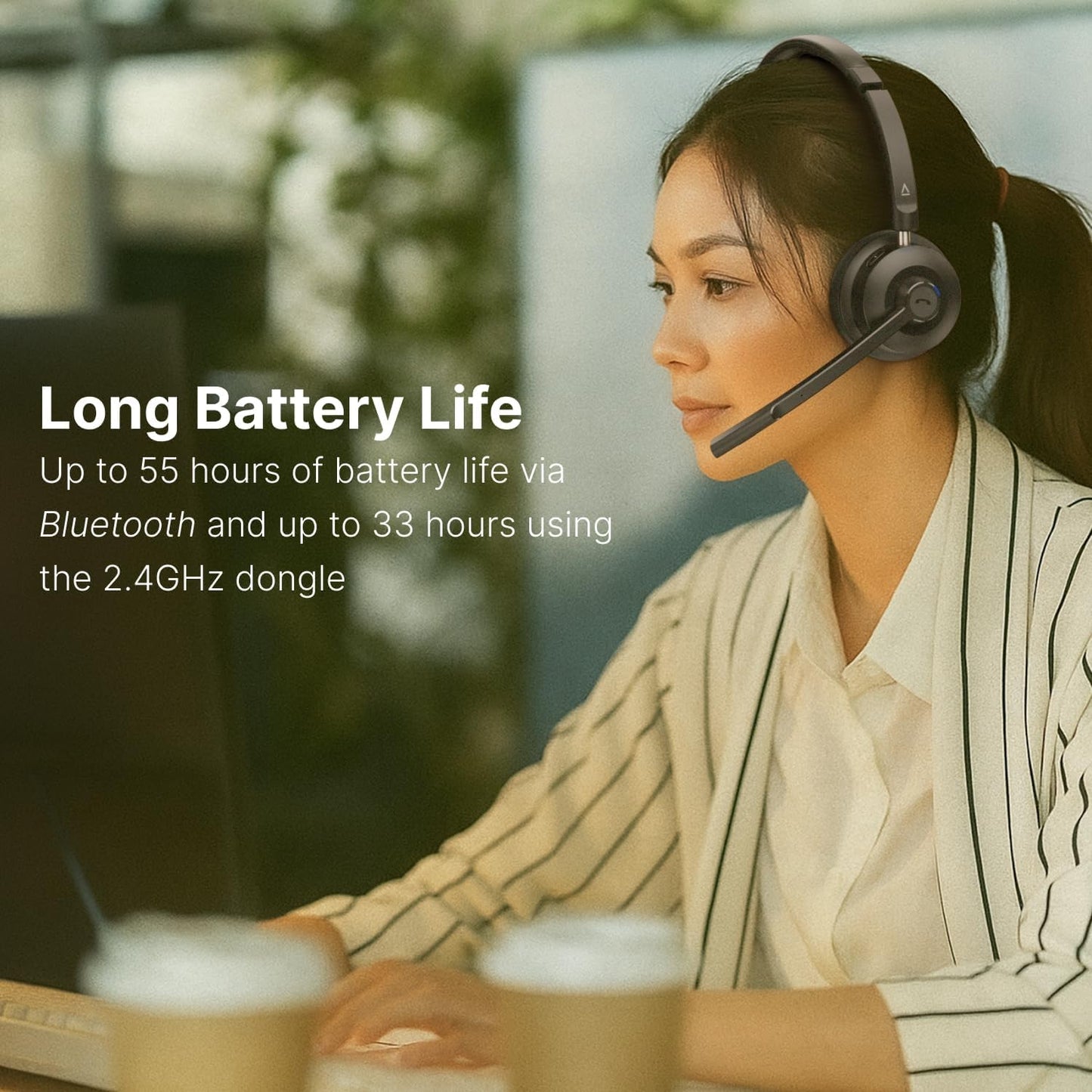 Creative Chat Wireless - Lightweight Wireless On-ear Headset - 5390660196768