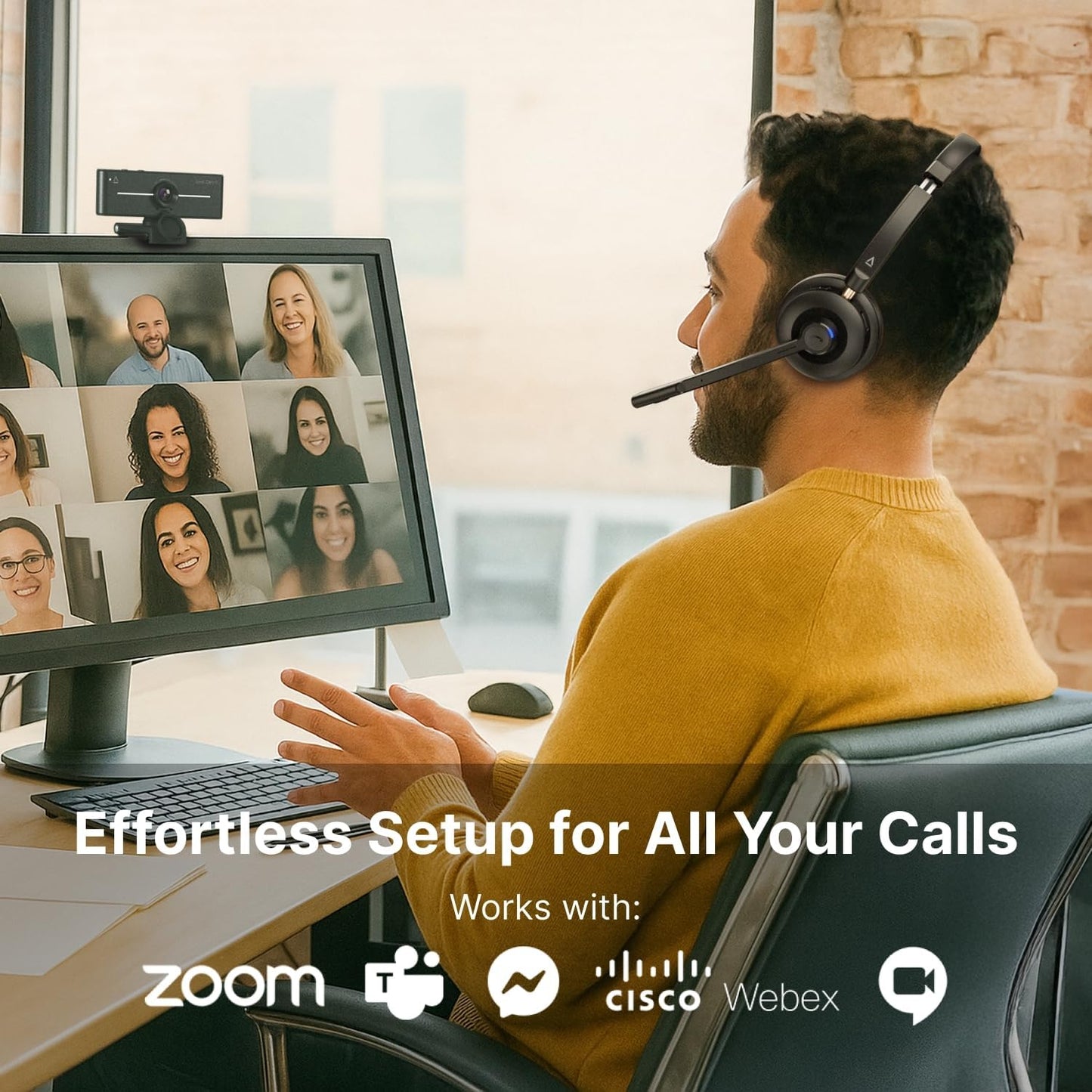 Creative Chat Wireless - Lightweight Wireless On-ear Headset - 5390660196768