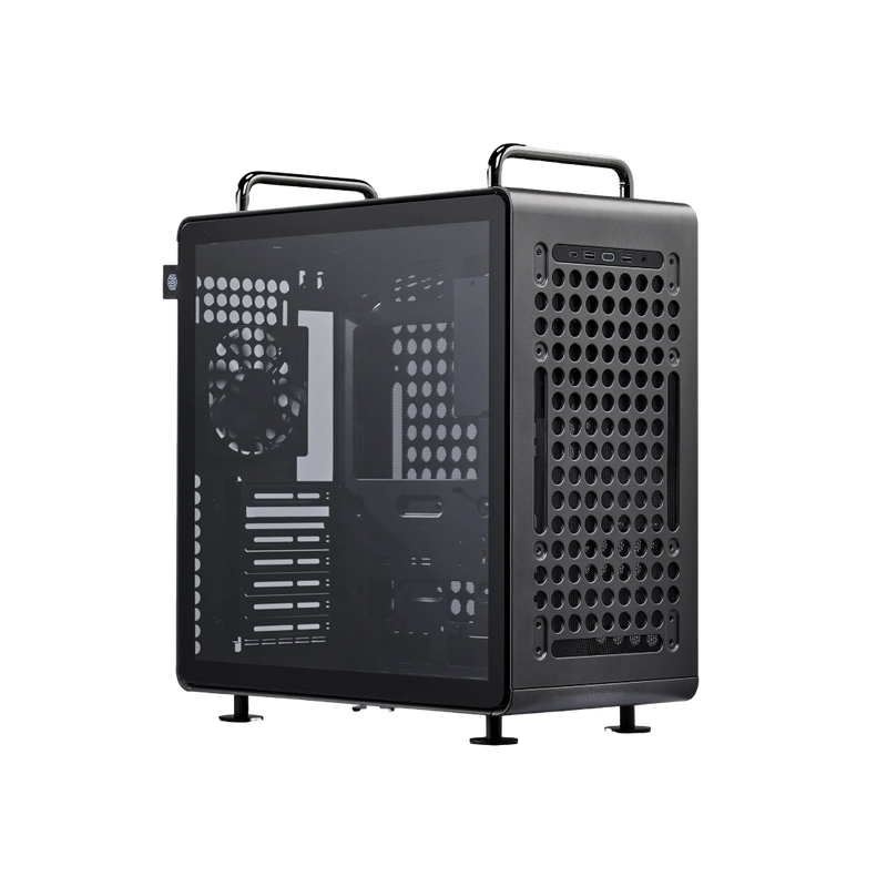 Cooler Master QUBE 540 ATX Mid-Tower PC Case High Airflow Tempered Glass - Stardust Iron -  CMQUBE540STD