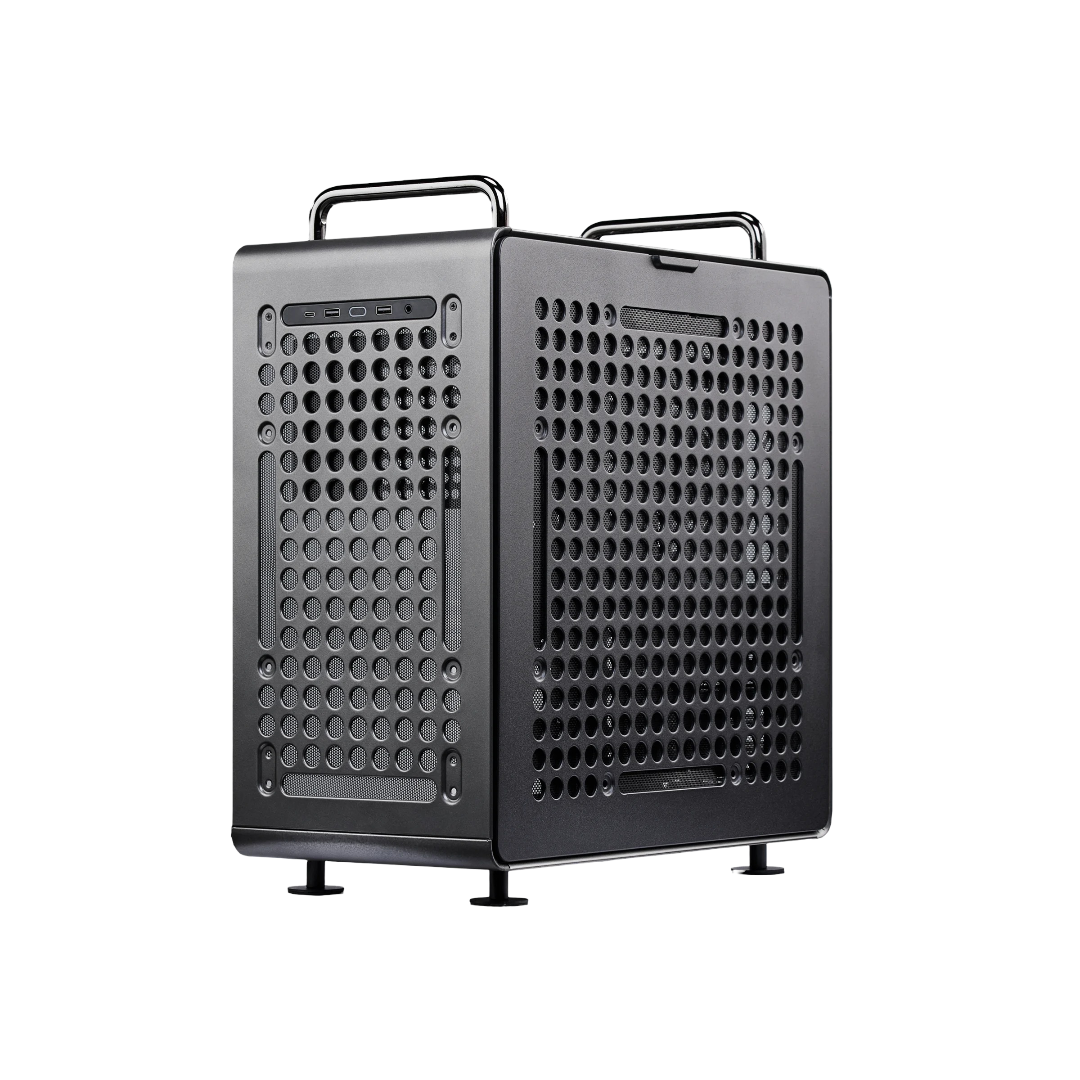 Cooler Master QUBE 540 ATX Mid-Tower PC Case High Airflow Tempered Glass - Stardust Iron -  CMQUBE540STD