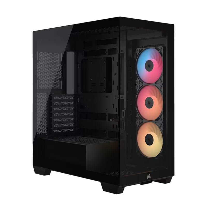 Corsair 3500X RS-R ARGB Tempered Glass Mid-Tower PC Case - Black - CS-CC-9011322-WW