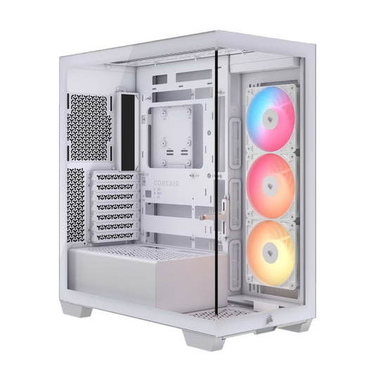 Corsair 3500X RS-R ARGB Tempered Glass Mid-Tower PC Case - White - CS-CC-9011323-WW