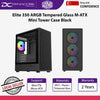Cooler Master Elite 350 ARGB Tempered Glass M-ATX Mini Tower Case Black - CMELITE350BLK