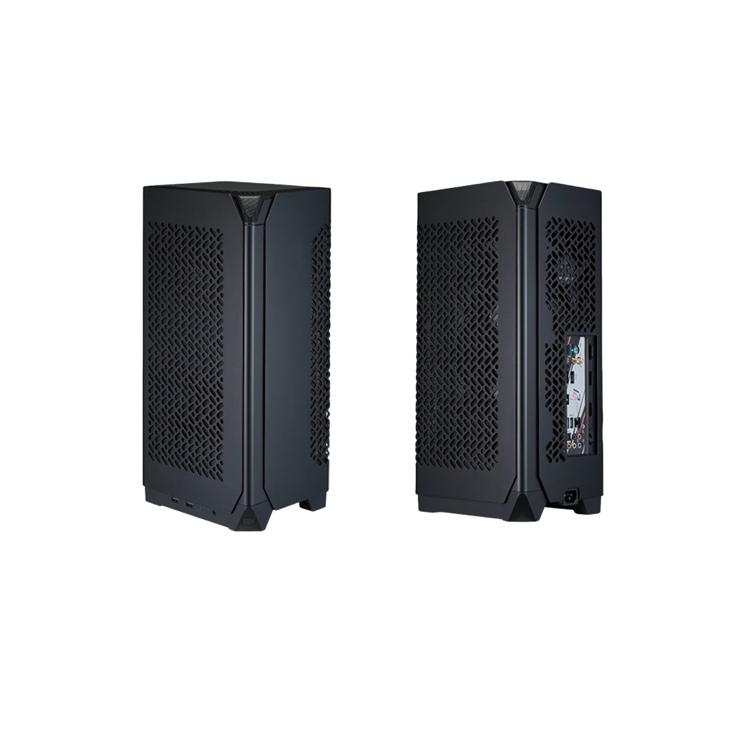 Cooler Master NCORE 100 Air Mini-ITX PC Tower Case Black - NR100-KNNN-S00