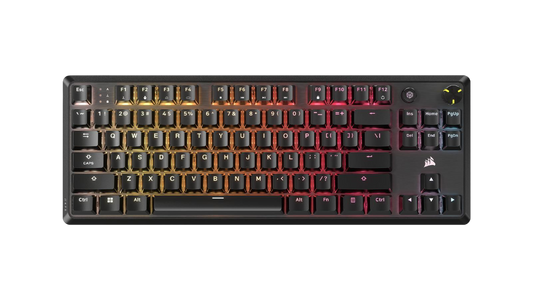 Corsair K70 Core TKL RGB Mechanical Gaming Keyboard Corsair MLX Red v2 Linear Switches - 840006678786