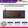 Corsair K70 Core TKL RGB Mechanical Gaming Keyboard Corsair MLX Red v2 Linear Switches - 840006678786