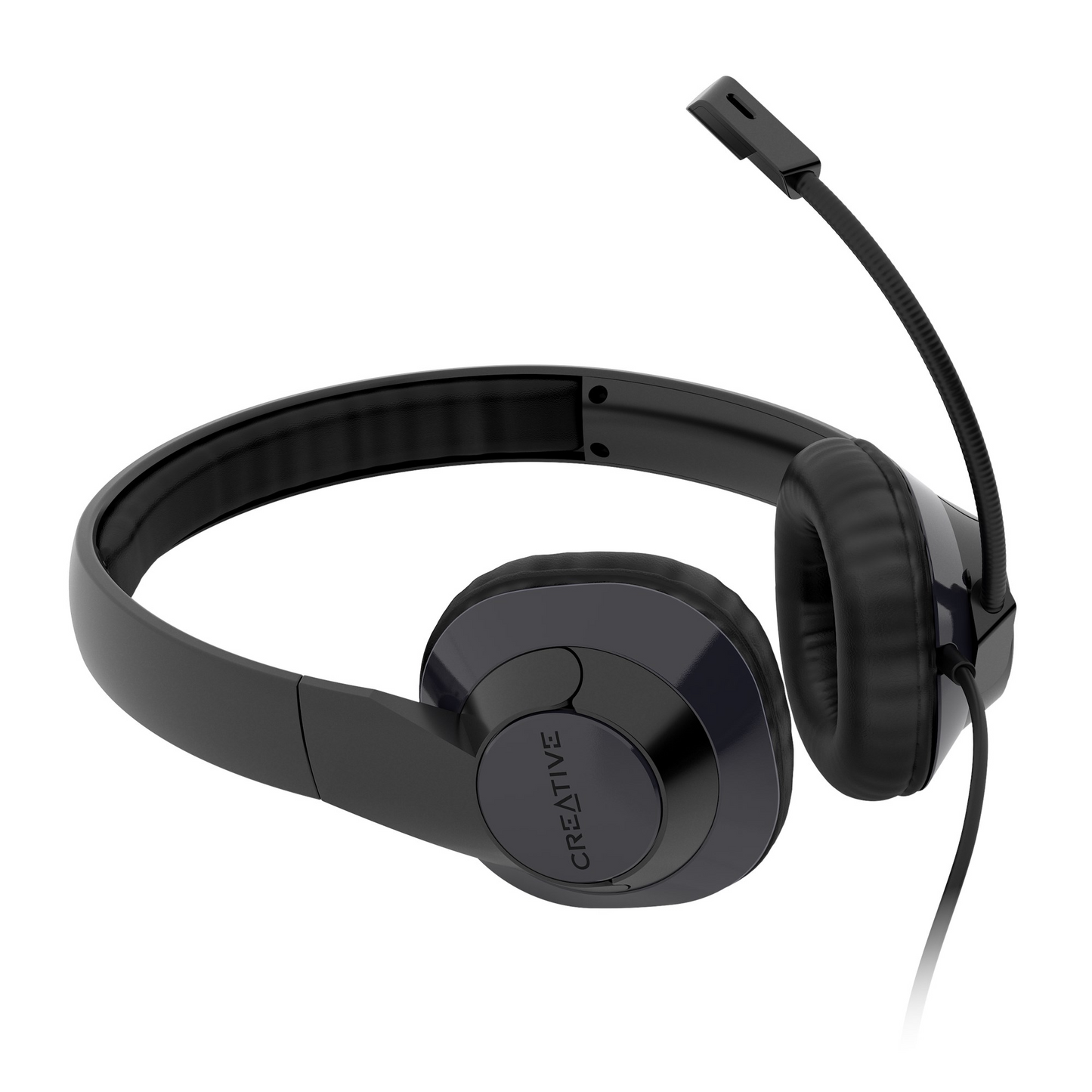 Creative HS-720 V2 USB Digital Audio On-Ear Headset with Noise-Cancelling Condenser Boom Mic Black - 54651194632