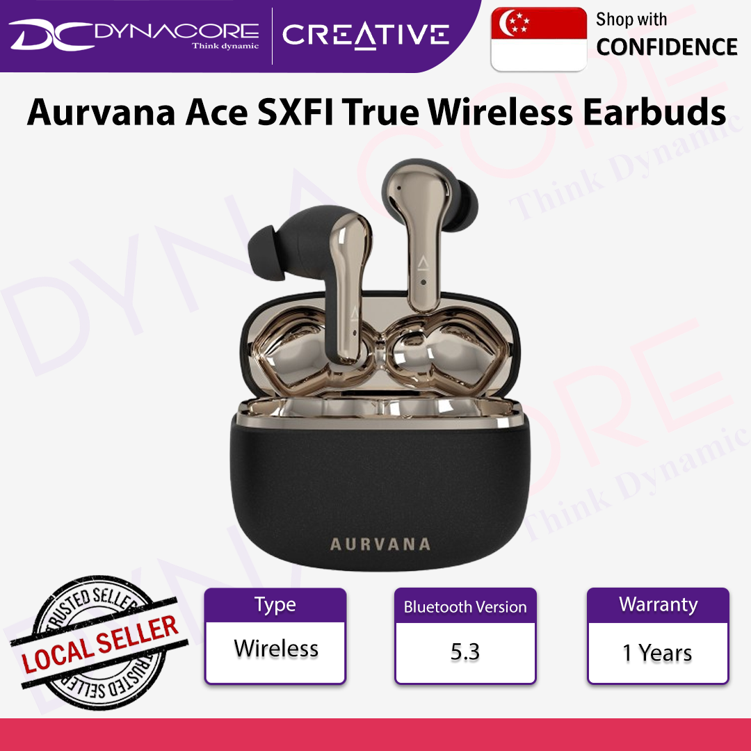 Creative Aurvana Ace SXFI True Wireless Earbuds with SXFI Technology - 5390660196621