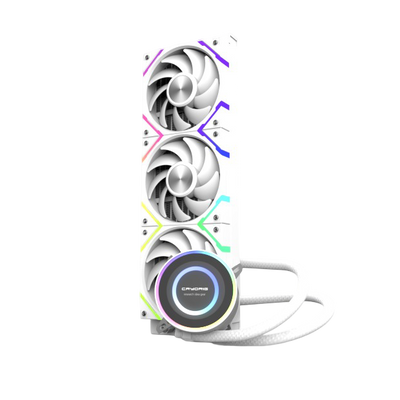 Cryorig CRYO 360 White LCD Display AIO Liuquid Cooler ARGB Water Cooling High-Performance Pressure Fan - Cryorig CRYO360 WH