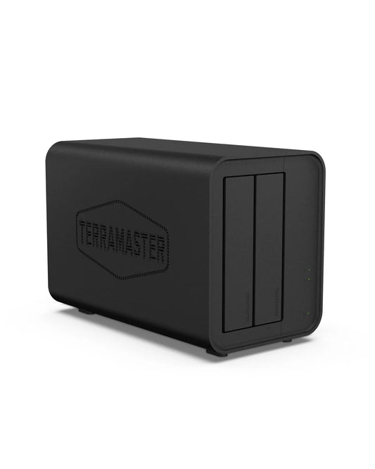 TERRAMASTER D2-320 2-Bay DAS Enclosure - 2Bay USB3.2 Gen2 10Gbps RAID 0/1/JBOD/SINGLE