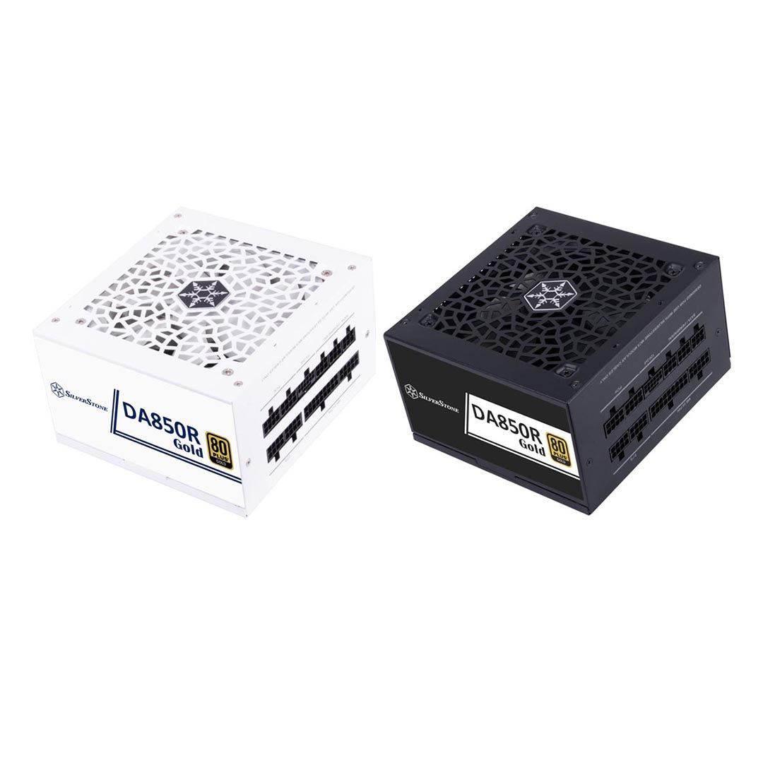 SILVERSTONE DA850R ATX3.0 BLK/WHT 850W 80+ GOLD FULL M PSU - 4710679816845, 4710679816852