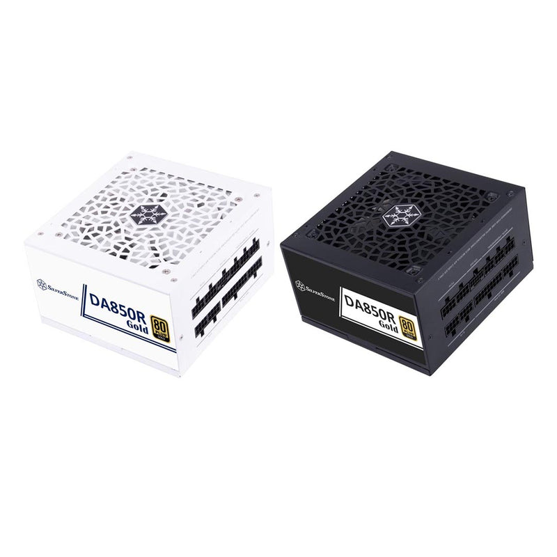 SILVERSTONE DA850R ATX3.0 BLK/WHT 850W 80+ GOLD FULL M PSU - 4710679816845, 4710679816852