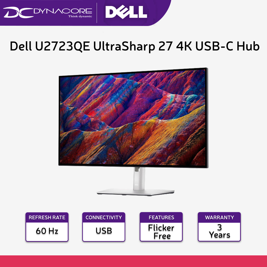 Dell UltraSharp 27 4K USB-C Hub Monitor - DELLU2723QE