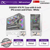 darkFlash DS950V ATX PC Case with 6-inch IPS screen and 6 Fans White - DFDS950VWHT