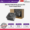 DarkFlash EMT750 750W 80 Plus Bronze ATX Power Supply Black - 4711527005657