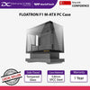 DarkFlash FLOATRON F1 Micro-ATX PC Case Floating Base High-Airflow Mesh Front Tempered Glass Side Panel USB-C Black - DFF1BLK