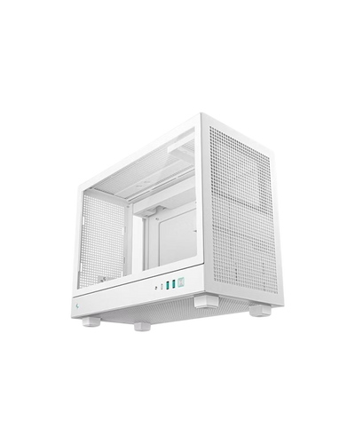 DeepCool CH160 Plus M-ATX Mini Tower Case White - DCCH160PLUSWHT
