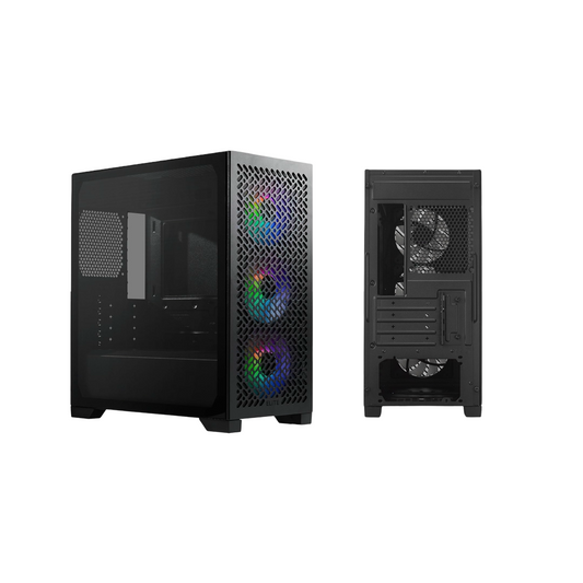 Cooler Master Elite 302 ARGB Tempered Glass M-ATX Mini Tower Case Black - CMELITE302ARGBBK