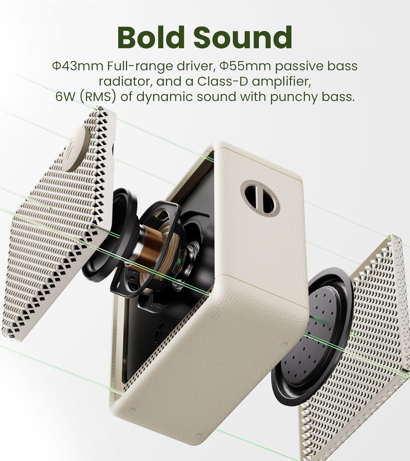 EDIFIER ES20 PORTABLE MINI BLUETOOTH SPEAKER BLACK - 6923520216543