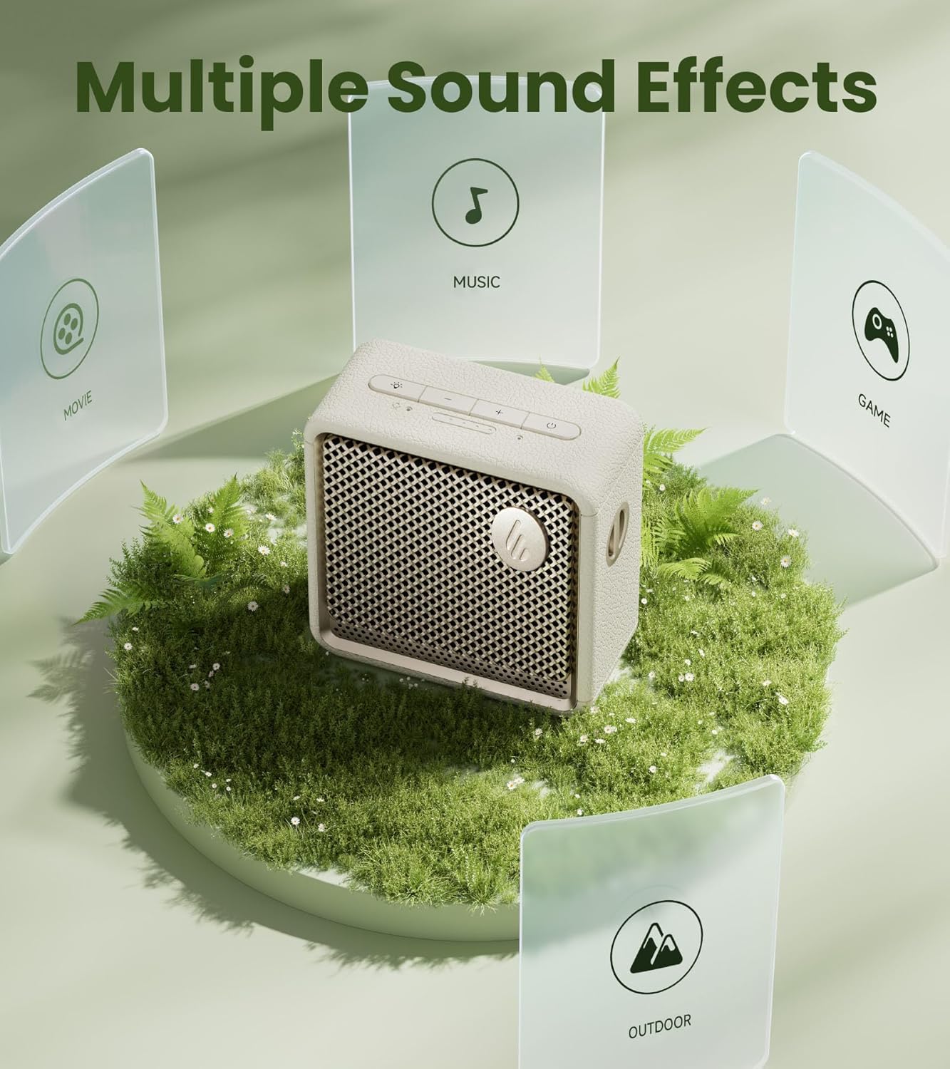 EDIFIER ES20 PORTABLE MINI BLUETOOTH SPEAKER IVORY - 6923520216536