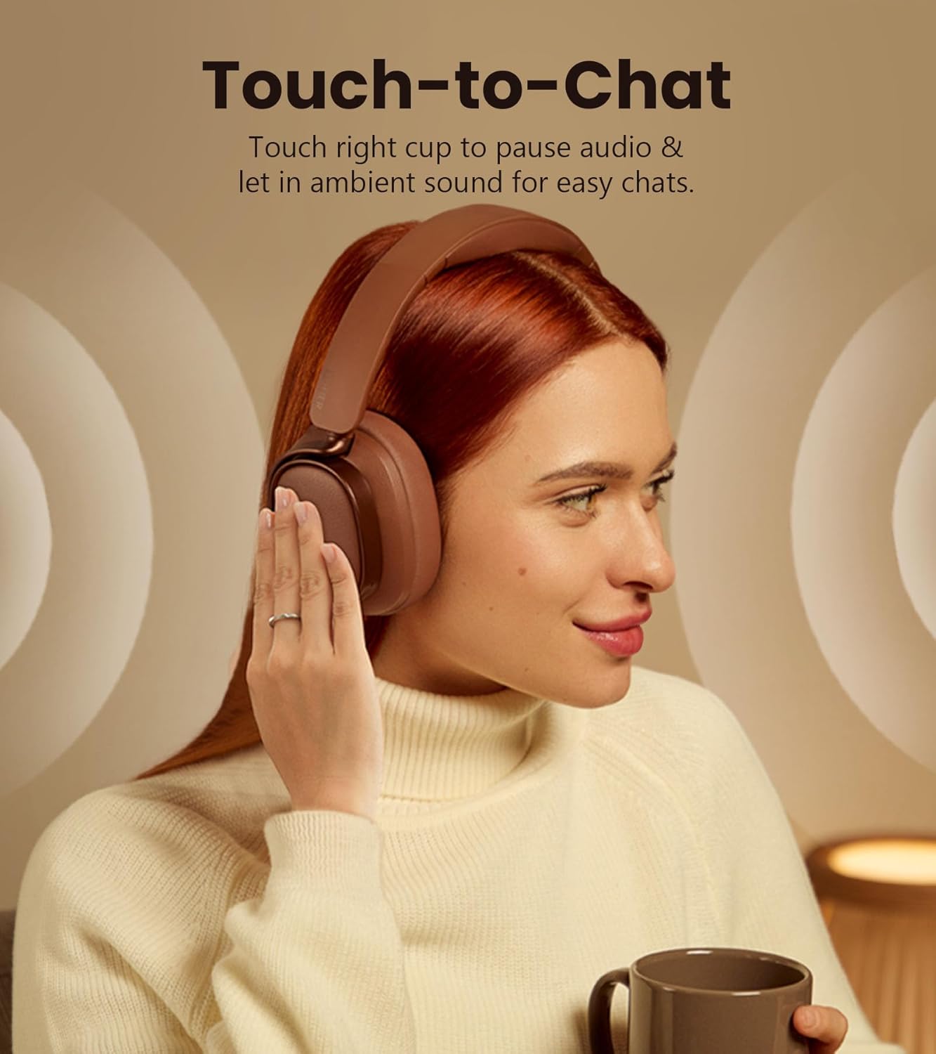 EDIFIER ES850NB HI RES ANC WIRELESS HEADPHONE IVORY - 6923520248995