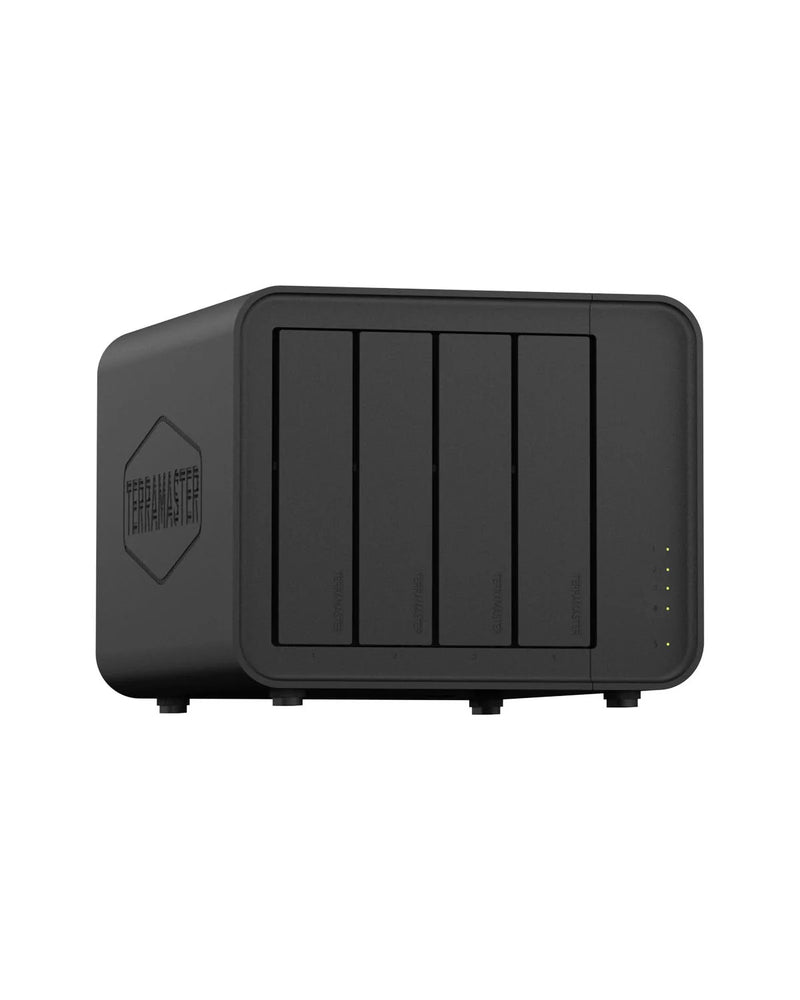 TERRAMASTER F4-424 Max 4-Bay Network Storage NAS - Intel i5-1235U 10 Core NAS 16GB DDR5, 10GbE x2