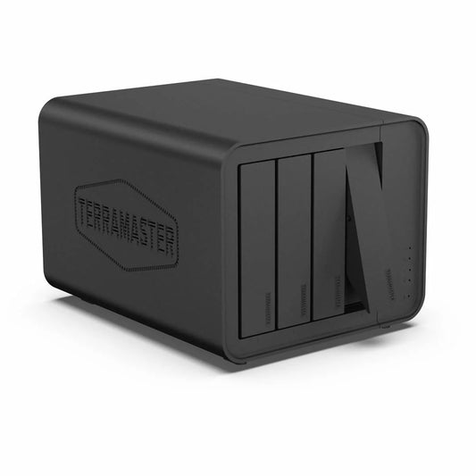 TERRAMASTER F4-424 Pro 4-Bay Network Storage NAS - Intel N305 CPU, 32GB DDR5 RAM, 2 x 2.5G Ethernet ports, 2 x M.2 NVMe Slots