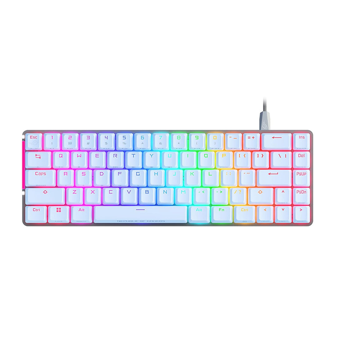 ASUS ROG FALCHION ACE NX BLUE CLICKY KEYBOARD - WHITE - 195553851923