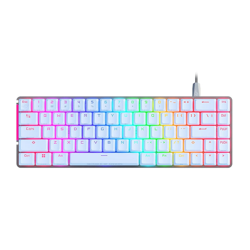 ASUS ROG FALCHION ACE NX BLUE CLICKY KEYBOARD - WHITE - 195553851923